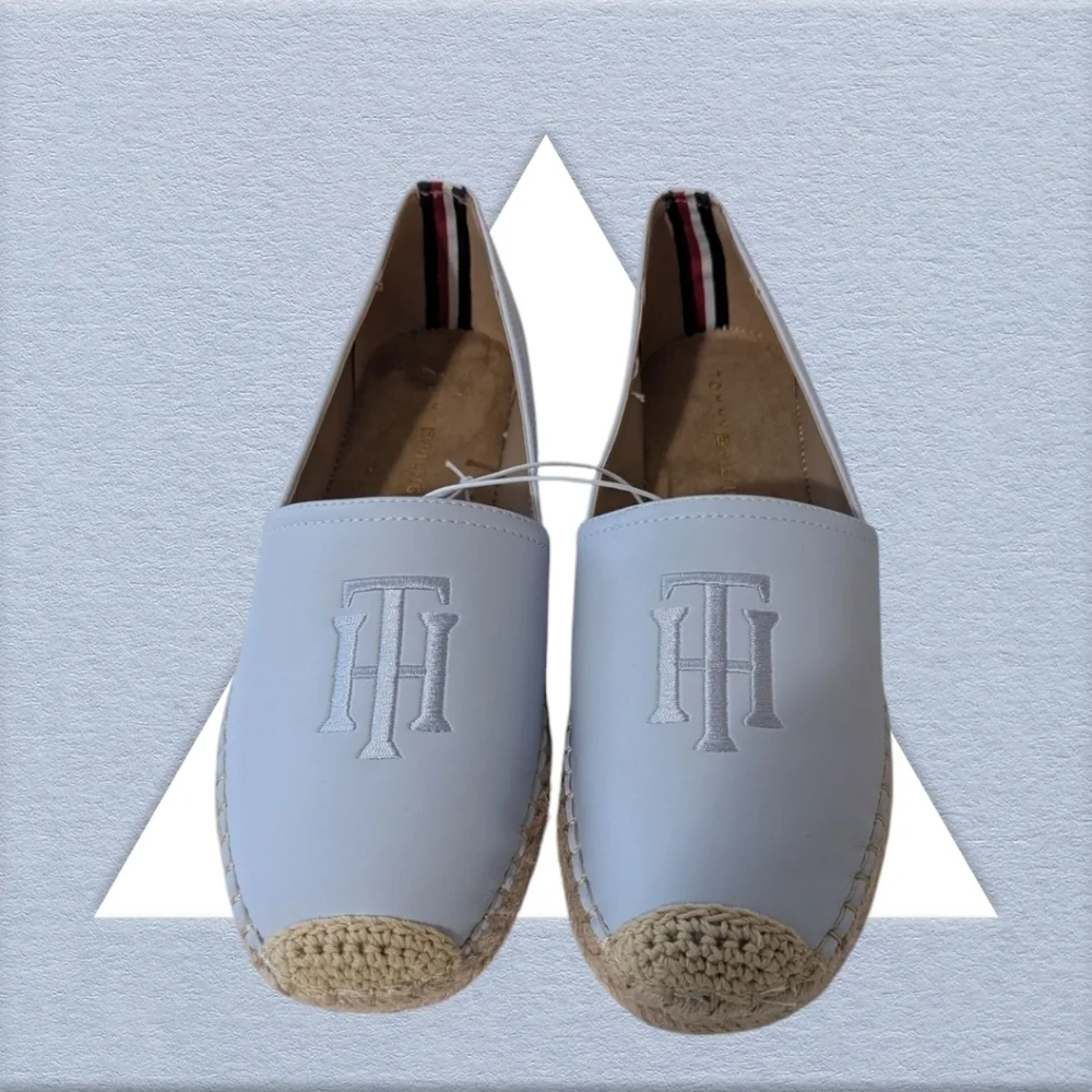 Tommy Hilfiger Light Blue Women's Flat Espadrilles Size Assorted